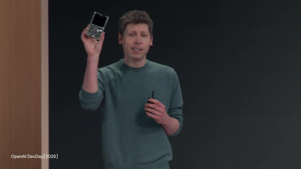 Photo from OpenAI DevDay keynote's update
