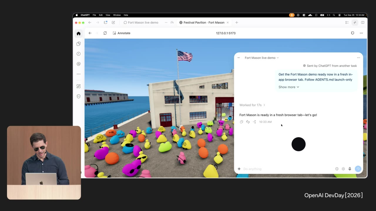Photo from OpenAI DevDay keynote's update