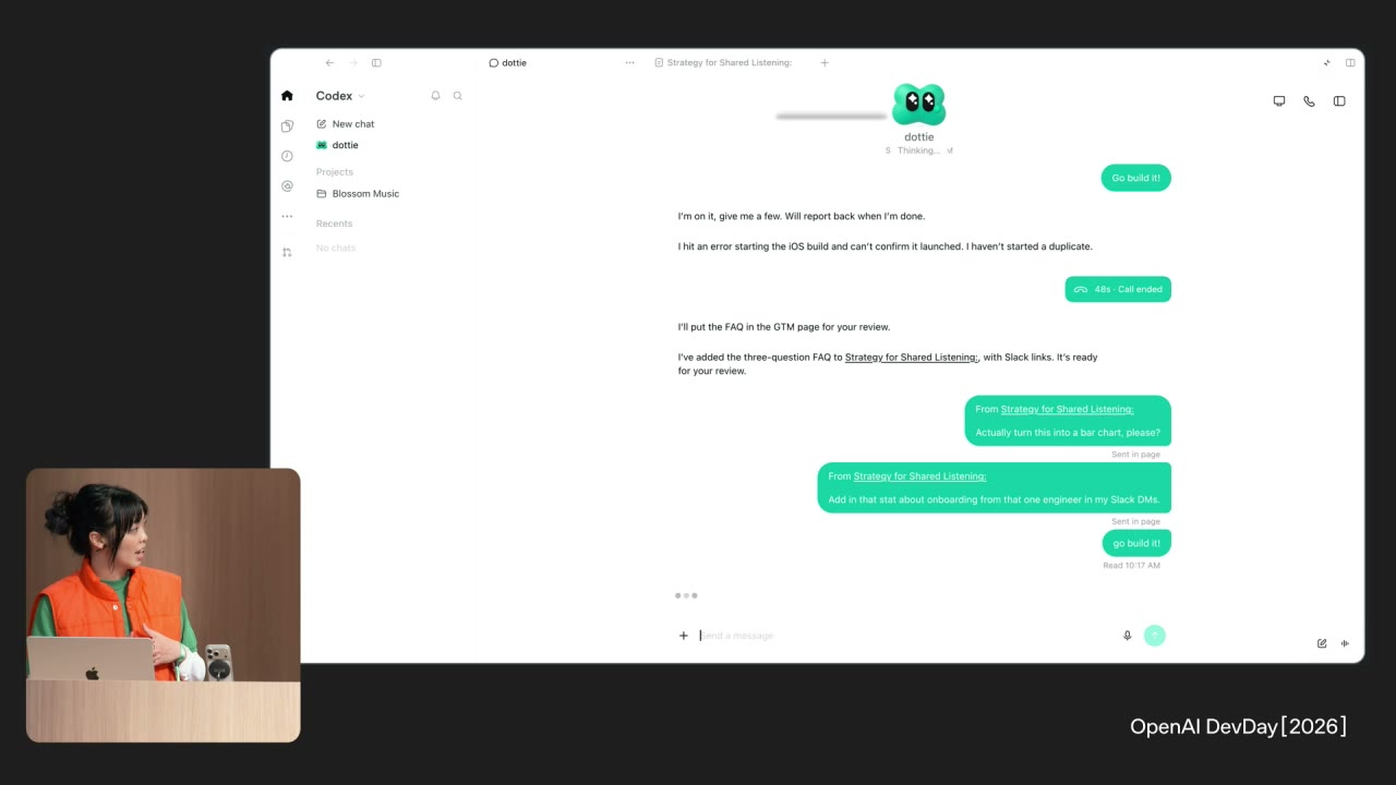 Photo from OpenAI DevDay keynote's update