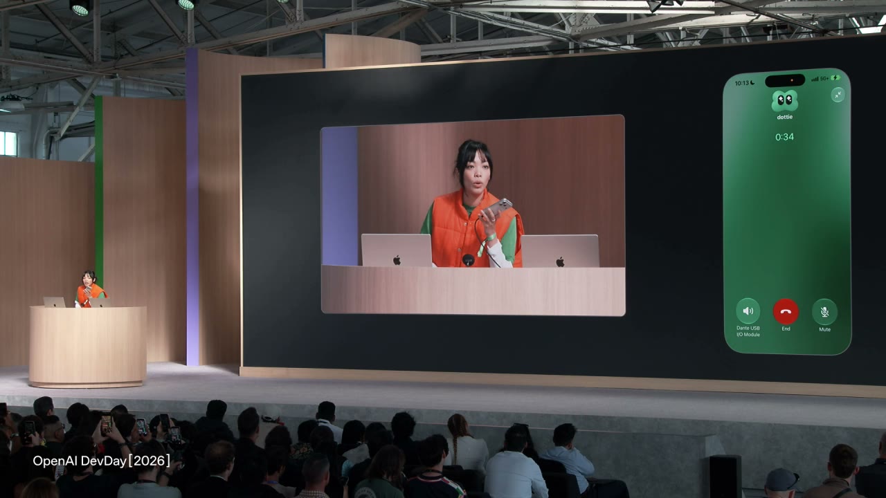 Photo from OpenAI DevDay keynote's update