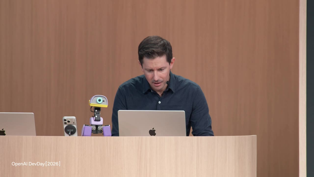 Photo from OpenAI DevDay keynote's update