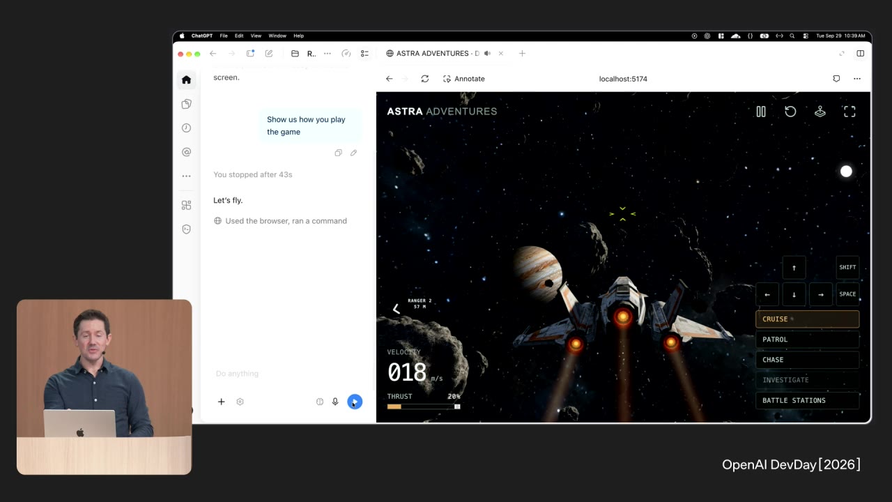 Photo from OpenAI DevDay keynote's update