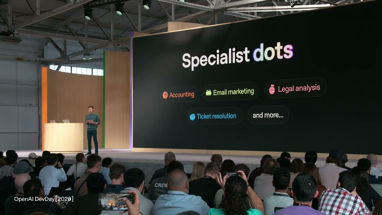 Photo from OpenAI DevDay keynote's update