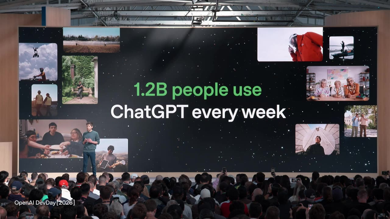 Photo from OpenAI DevDay keynote's update